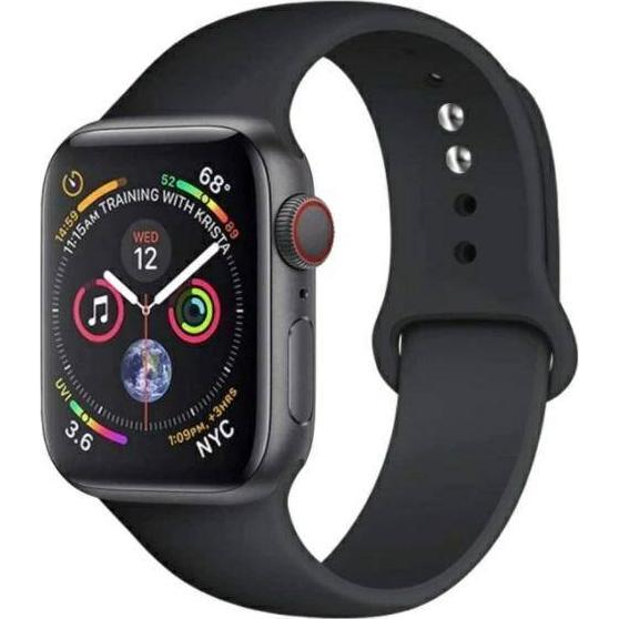 Beline Beline pasek Apple Watch Silicone 42/44/45mm black colour (5904422914295)-0