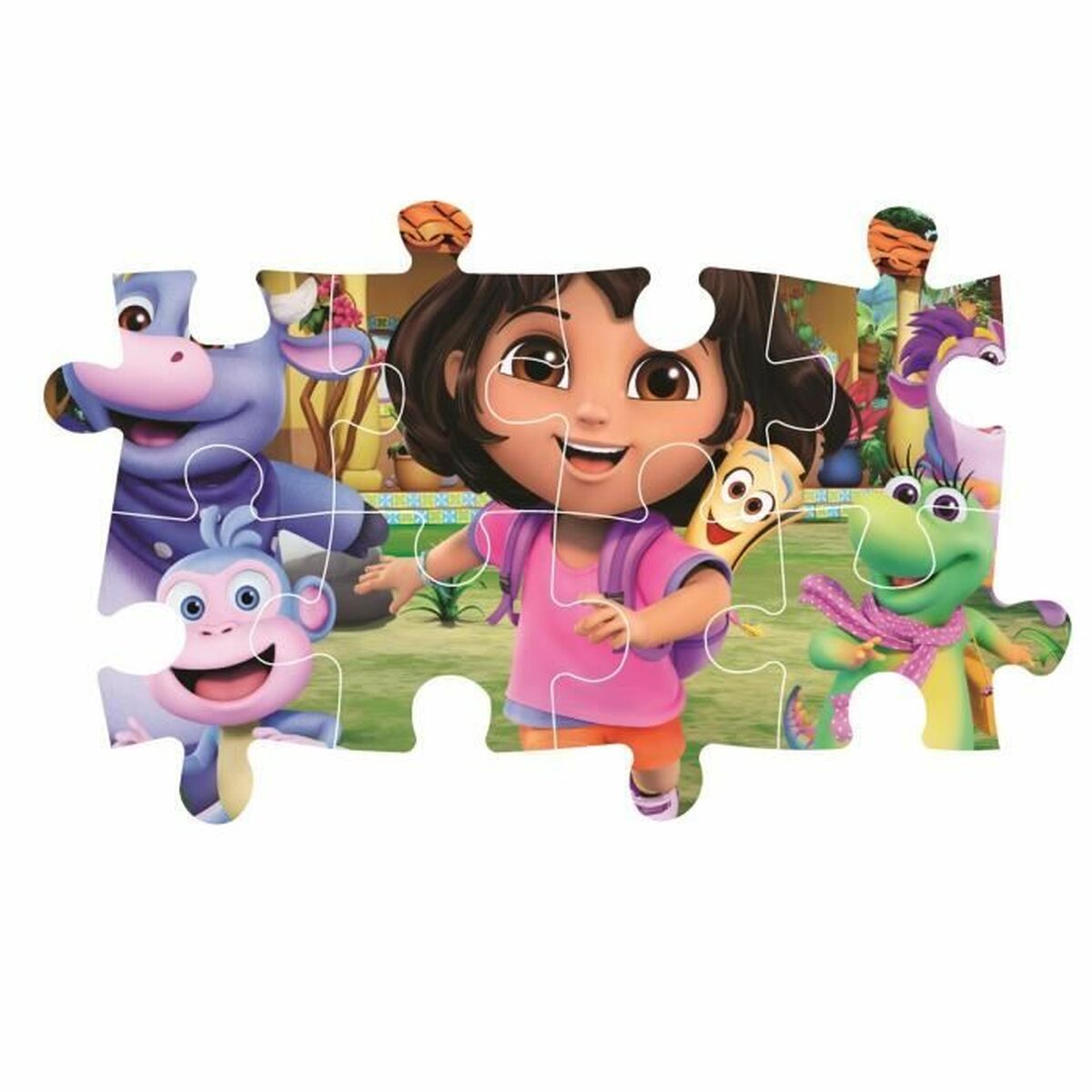 Puzzel pentru copii cu cea mai iubită animatoare Dora .