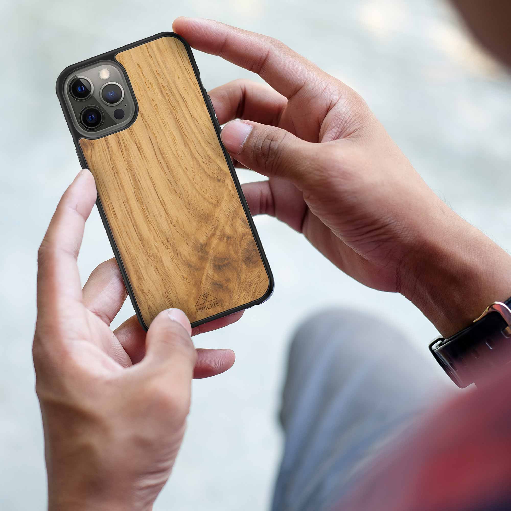 Oak Wood Phone Case-4